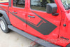 2020 2021 2022 2023 2024 Jeep Gladiator Side Vinyl Graphics PARAMOUNT SOLID Side Decal OEM Factory Style Body Stripes Kit