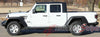 Detailed view of 2021-2025 Jeep Gladiator Side Star Decals Patriot Body Vinyl Graphic Stripes Kit