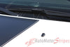 Detailed view of 2011-2021 Jeep Grand Cherokee Hood Decal Pathway Center Blackout Vinyl Graphic Stripes