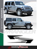 2018 2019 2020 2021 2022 2023 2024 Jeep Wrangler JL Advance Side Door Decals Vinyl Graphic Stripes Kit