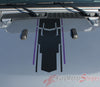 Detailed view of 2018-2025 Jeep Wrangler JL Mojave Side Door Decals and Hood Vinyl Graphic Body Stripes Kit