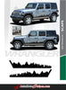 2018 2019 2020 2021 2022 2023 2024 Jeep Wrangler JL Scape Side Door Decals Vinyl Graphic Stripes Kit
