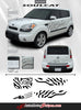 2010-2013 Kia Soul Soul Cat Hood Rear Jungle Animal Factory Style Side Rear Vinyl Graphics