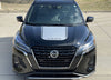 Products View of 2018-2024 Nissan Kicks BLISS Hood Graphic and Rocker Panel Accent Vinyl Graphics Stripes Decals Kit