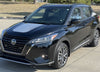 View of 2018-2024 Nissan Kicks REVEL Hood Graphic and Upper Body Panel Accent Vinyl Graphics Stripes Decals Kit