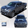 Detailed view of 2015-2023 Toyota Tacoma Sport Hood TRD Sport Pro Accent Trim Decal 3M Vinyl Graphics Stripe Kit - Details