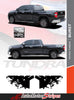 Toyota Tundra Decals BURST Side Bed and Upper Body Accent Stripes Striping Graphics Kit
