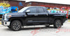 Toyota Tundra Decals BURST Side Bed and Upper Body Accent Stripes Striping Graphics Kit