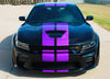 Detailed view of 2015-2023 Dodge Charger Widebody N-Charge Rally S-Pack R/T Scat Pack SRT 392 Hellcat Factory Quality Mopar Style Vinyl Racing Stripes 3M Graphic Kit