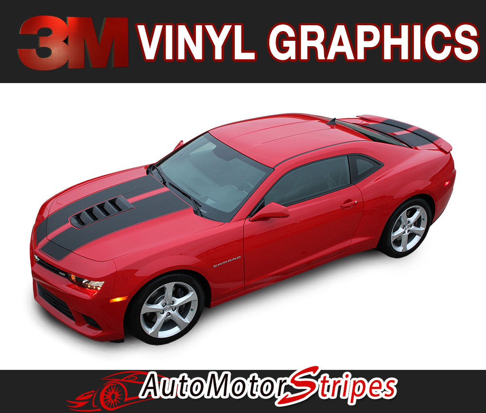 AutoMotorStripes features durable Professional 3M Quality Vinyl Graphics 2010-2015 Chevy Camaro Vinyl Graphics, Striping Kits and Decal Packages for your Camaro LS, LT, RS, SS or Camaro ZL1 Z28