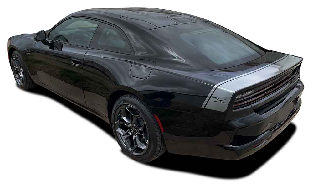 2024-2025 Dodge Charger Tailband 24 Daytona Hemi R/T Scat Pack Vinyl Decklid Trunk Rally Stripes 3M Graphic Decal Mopar Style Kit