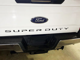 2017-2019 Ford F-250 Super Duty Rear Tailgate Letter Decals Text Stripes Vinyl Decal 3M Graphics