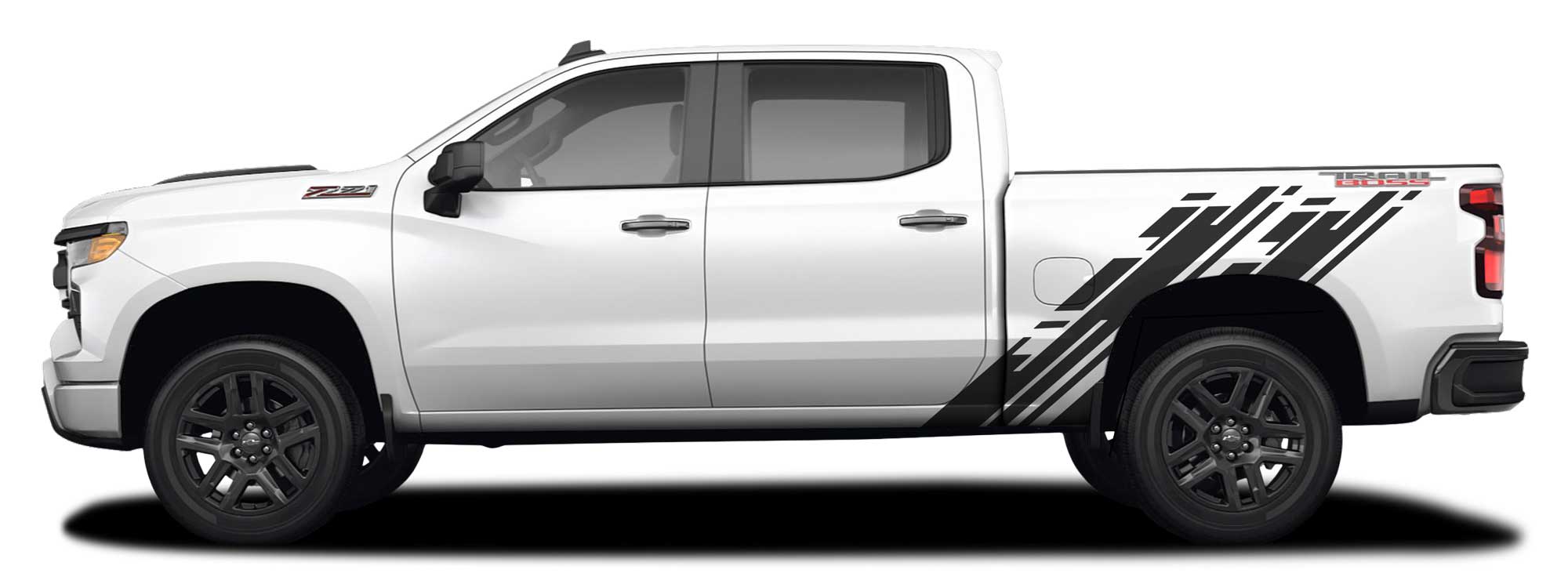 Vinyl Decal Wrap UPPER RALLY STRIPE for Chevy Silverado 1500/2500 2014-2017 RED Vinyl Decal Wrap UPPER RALLY STRIPE for Chevy Silverado 1500/2500 2014-2017 RED