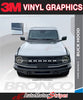 2021-2026 Ford Bronco Hood Stripes Full Size BUCK Hood Decals Vinyl Graphics Kits 3M