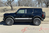 2021-2026 Ford Bronco Side Stripes Full Size CHATTER Door Accent Decals Vinyl Graphics Kits 3M