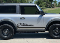 2021-2026 Ford Bronco Side Stripes Full Size SERENE Door Accent Decals Vinyl Graphics Kits 3M