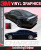 3M Vinyl Graphics advertisement for Dodge Charger with car images and branding.