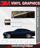 3M Vinyl Graphics advertisement for AutoMotorStripes on a Dodge Charger