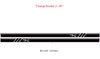 Black and white graphic of a car decal with 'Charge Rocker 2 - RT' text on a white background.
