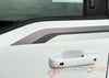 Detailed view of 2021-2026 Ford F-150 FP700 Side Door Stripes Vinyl Body Decals 3M Graphics - ENFORCER BLACK/GRAY
