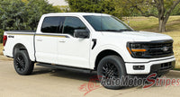 Detailed view of 2021-2026 Ford F-150 FP700 Side Door Stripes Vinyl Body Decals 3M Graphics - ENFORCER BRONZE