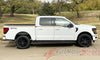 Detailed view of 2021-2026 Ford F-150 FP700 Side Door Stripes Vinyl Body Decals 3M Graphics - ENFORCER BRONZE