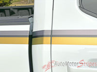 2021-2026 Ford F-150 FP700 Side Door Stripes Vinyl Body Decals 3M Graphics - ENFORCER BRONZE