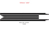 Detailed view of 2021-2026 Ford F-150 FP700 Side Door Stripes Vinyl Body Decals 3M Graphics - ENFORCER SOLID COLOR