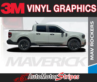 Ford Maverick Door Stripes STREWN ROCKER Side Body Decals Vinyl Graphics Kit 2022 2023 2024 2025 2026