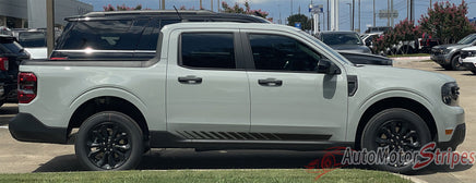 Ford Maverick Door Stripes STREWN ROCKER Side Body Decals Vinyl Graphics Kit 2022 2023 2024 2025 2026