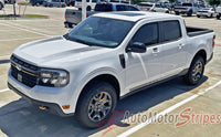Ford Maverick Hood and Rocker Stripes DIFFUSE Decals Vinyl Graphics Kit 2022 2023 2024 2025 2026