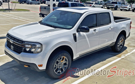 Ford Maverick Hood and Rocker Stripes DIFFUSE Decals Vinyl Graphics Kit 2022 2023 2024 2025 2026