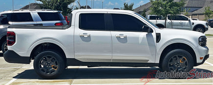 Ford Maverick Hood and Rocker Stripes DIFFUSE Decals Vinyl Graphics Kit 2022 2023 2024 2025 2026