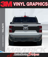 Flyer for Ford Maverick Tailgate Decal MAV TAILGATE BLACKOUT Stripes Vinyl Graphics Kit 2022 2023 2024 2025 2026