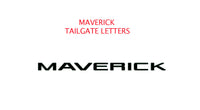 Ford Maverick Tailgate Decals MAV TAILGATE TEXT LETTER Stripes Vinyl Graphics Kit 2022 2023 2024 2025 2026