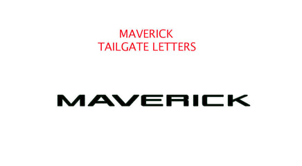 Ford Maverick Tailgate Decals MAV TAILGATE TEXT LETTER Stripes Vinyl Graphics Kit 2022 2023 2024 2025 2026