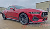 View of 2024-2025 Ford Mustang Side Door Lower Rocker Panel Stripes RACEWAY Body Decals 3M Vinyl Graphics