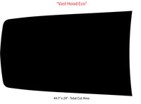 View of 2024-2026 Ford Mustang GT Hood Stripes VAST Hood Decal Vinyl Graphics 3M Decals