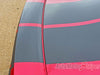 View of 2024-2026 Ford Mustang GT Racing Stripes Hood PERFORMANCE RALLY Vinyl Graphics 3M Decals