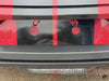 View of 2024-2025 Ford Mustang GT Racing Stripes Hood PERFORMANCE RALLY Vinyl Graphics 3M Decals