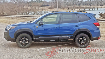 Subaru Forester GROOVE SIDES Door Decals Accent Stripes 3M Vinyl Graphics Kit