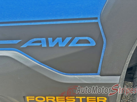 2019-2023 Subaru Forester GROOVE SIDES Door Decals Accent Stripes 3M V ...