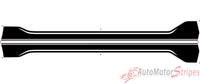Subaru Forester GROOVE SIDES Door Decals Accent Stripes 3M Vinyl Graphics Kit