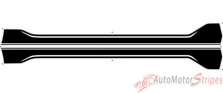 Subaru Forester GROOVE SIDES Door Decals Accent Stripes 3M Vinyl Graphics Kit