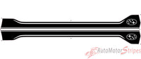 Subaru Forester GROOVE SIDES Door Decals Accent Stripes 3M Vinyl Graphics Kit