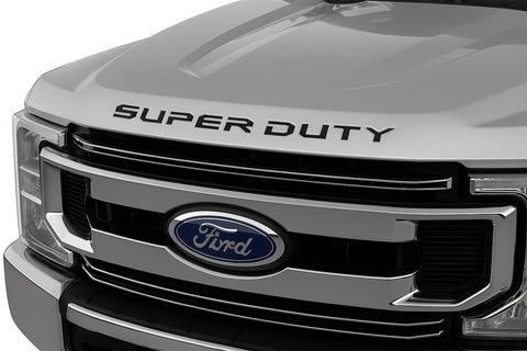 2020-2022 Ford F-250 Super Duty Hood Letter Decals Text Stripes Vinyl Decal 3M Graphics