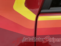 Toyota 4Runner FORTY DIGITAL PRINT Upper Door Panel Accent Trim Decal 3M Vinyl Graphics Stripe Kit