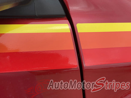 Toyota 4Runner FORTY DIGITAL PRINT Upper Door Panel Accent Trim Decal 3M Vinyl Graphics Stripe Kit