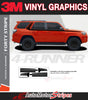 2010-2024 Toyota 4Runner FORTY STROBE Upper Door Panel Accent Trim Decal 3M Vinyl Graphics Stripe Kit