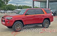 Toyota 4Runner FORTY DIGITAL PRINT Upper Door Panel Accent Trim Decal 3M Vinyl Graphics Stripe Kit